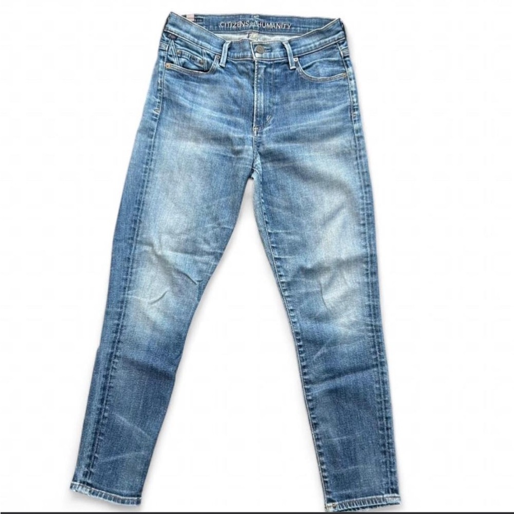 Citizens of Humanity Rocket Crop High Rise Skinny Jeans Sz 27 Designer Denim